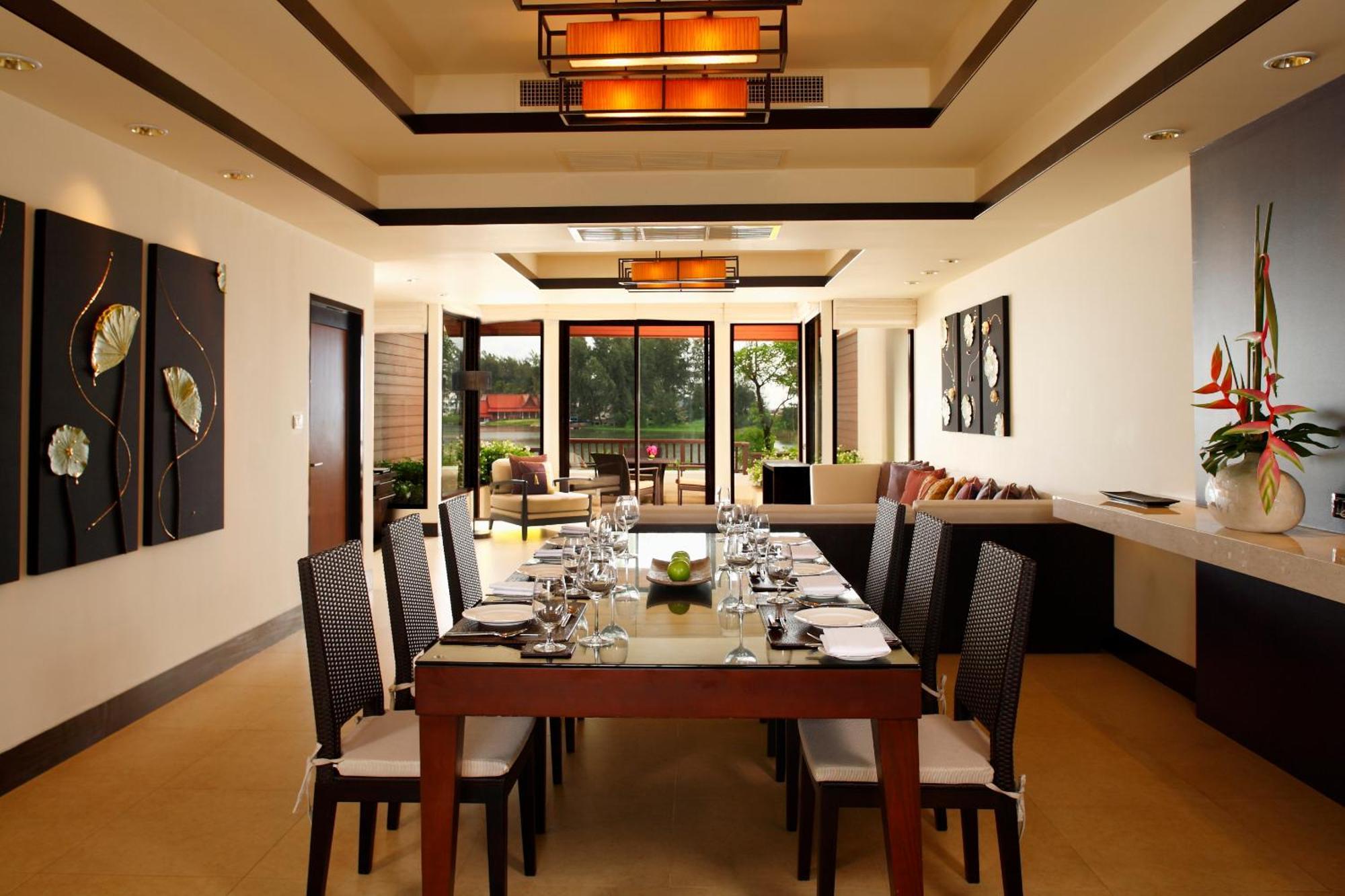 Dusit Thani Laguna Phuket Bangtau-part Kültér fotó A dining room